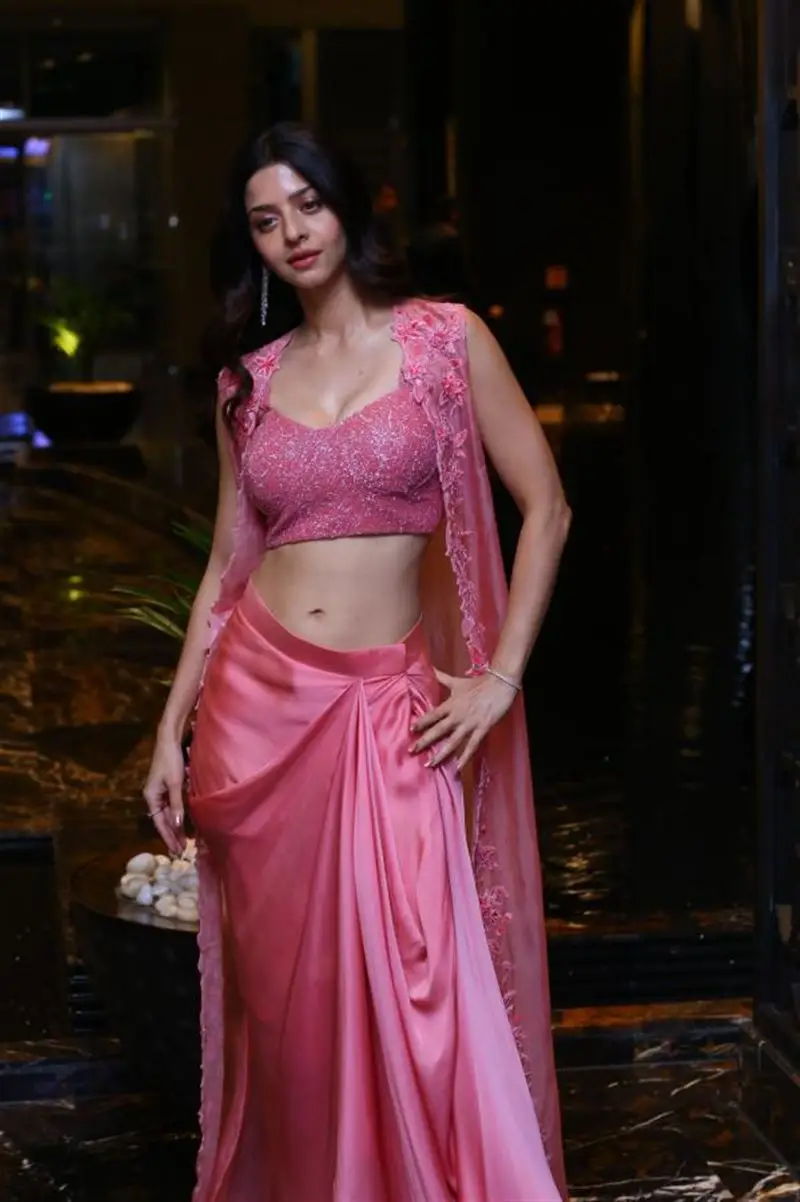 Vedhika Stills in Pink Lehenga Choli